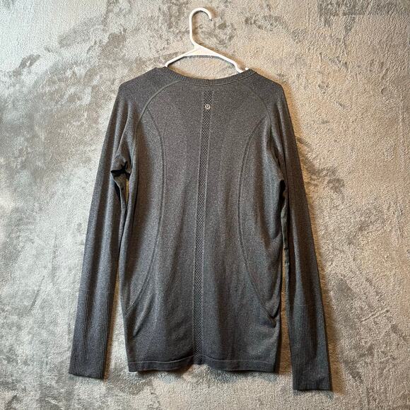Lululemon Grey Swiftly Tech Long Sleeve Shirt Women’s Size 12 - Picture 4 of 8
